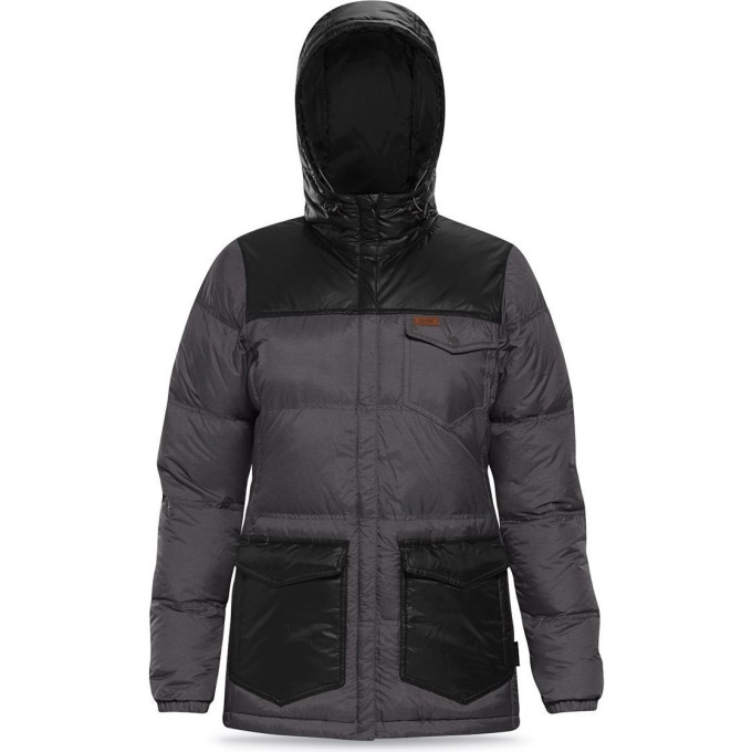 Куртка-подкладка пуховая женская DAKINE WOMENS LOLO DOWN JACKET SHADOW/BLACK Размер L 8580806 (0610934985306)